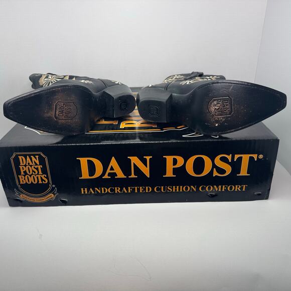 Dan Post Boots Women's Western Ranch Daisy Embroider Size 6.5 - Picture 2 of 7